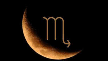 Lua Crescente em Escorpião — 15 de agosto de 2021
