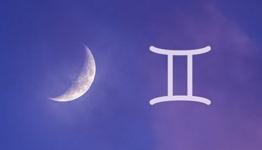 Lua Crescente em Gêmeos — 10 de março de 2022