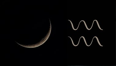 Lua Nova em Aquário — 1 de fevereiro de 2022