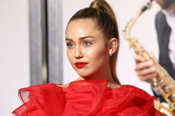 Cantora e atriz Miley Cyrus em um evento