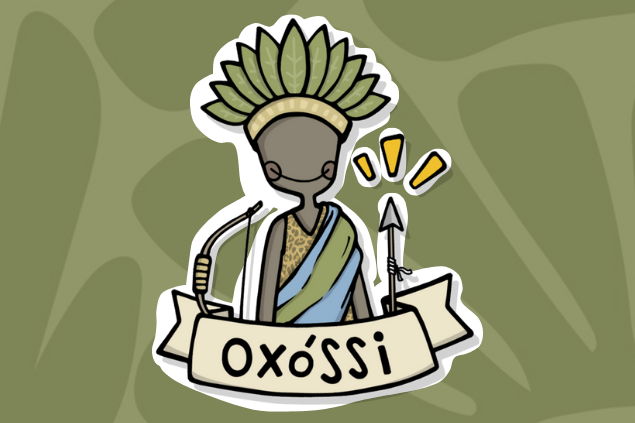 Ilustração de Oxóssi